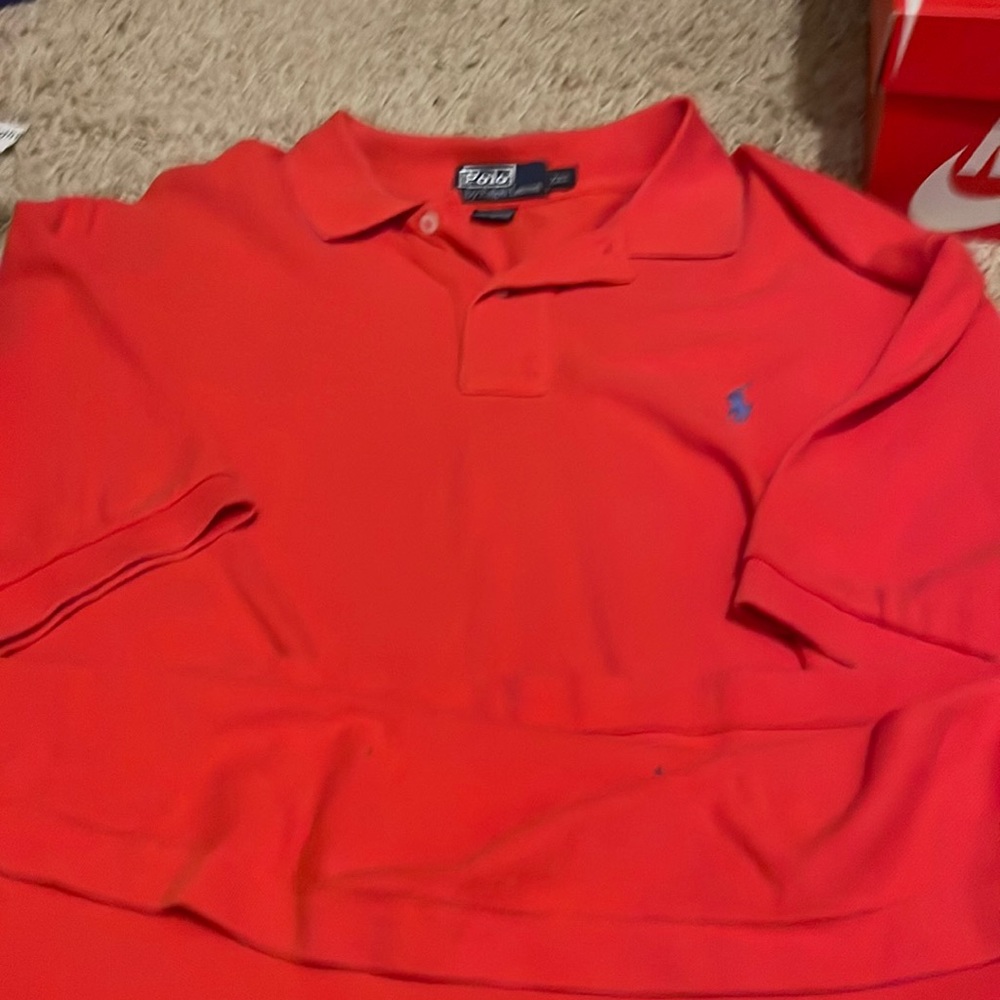 Red Ralph Lauren Polo shirt size XXL